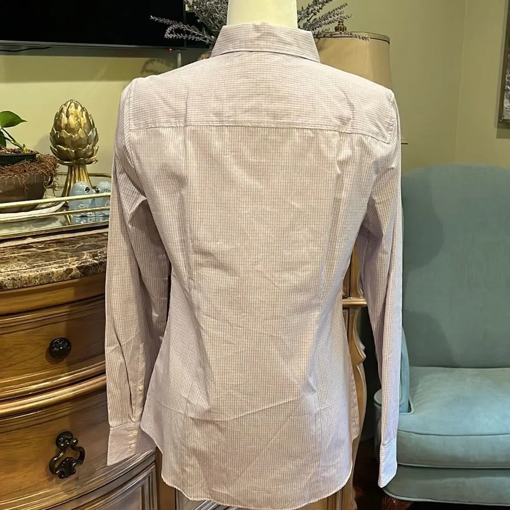 J Crew Haberdashery Fitted Shirt Medium NWOT